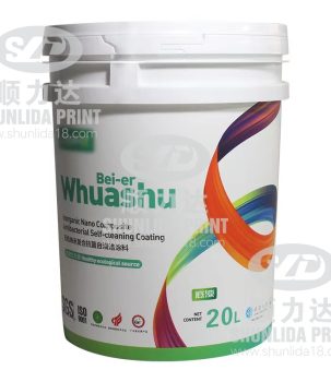 Plastic bucket IML14