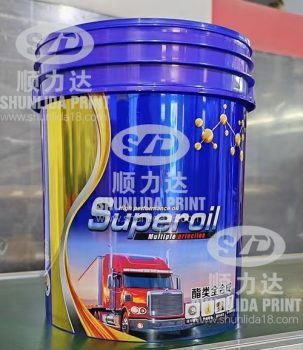 Plastic bucket IML