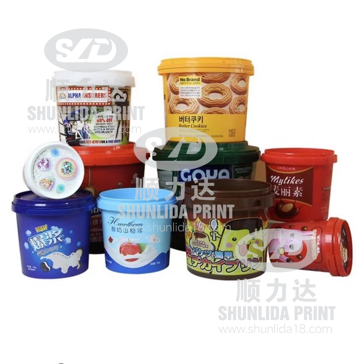 Plastic bucket IML26