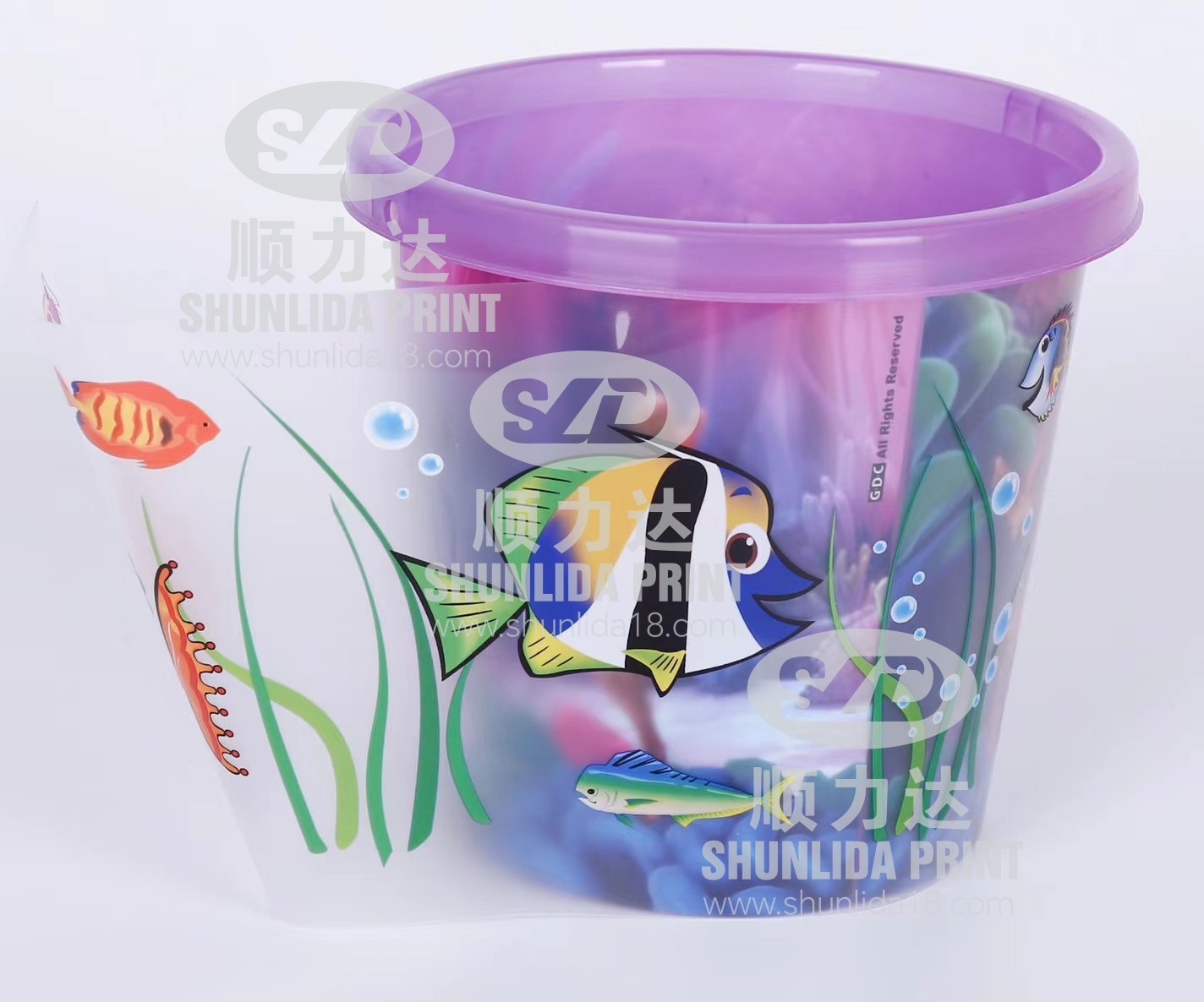 Plastic bucket IML27